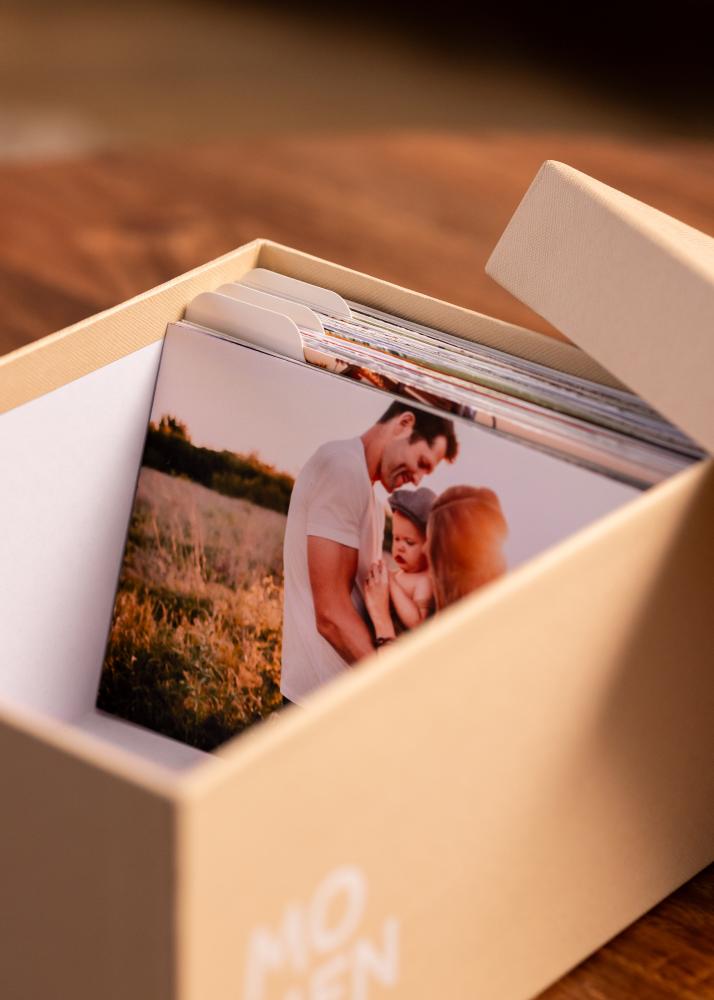 KAILA MOMENTS Foto Box (700 bilder i 10x15 cm) - Krémová
