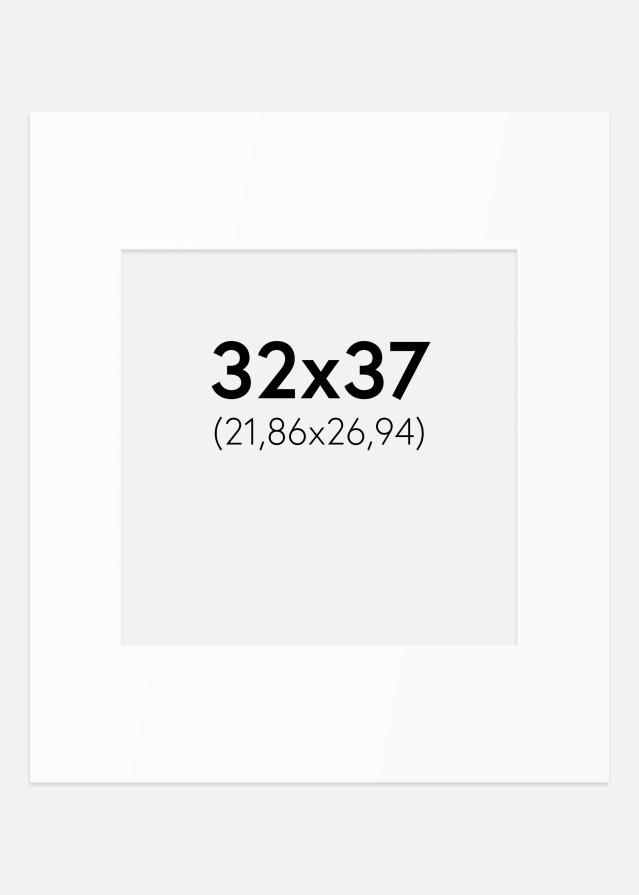 Pasparta Bílý Standard (Bílé Jádro) 32x37 cm (21,86x26,94)