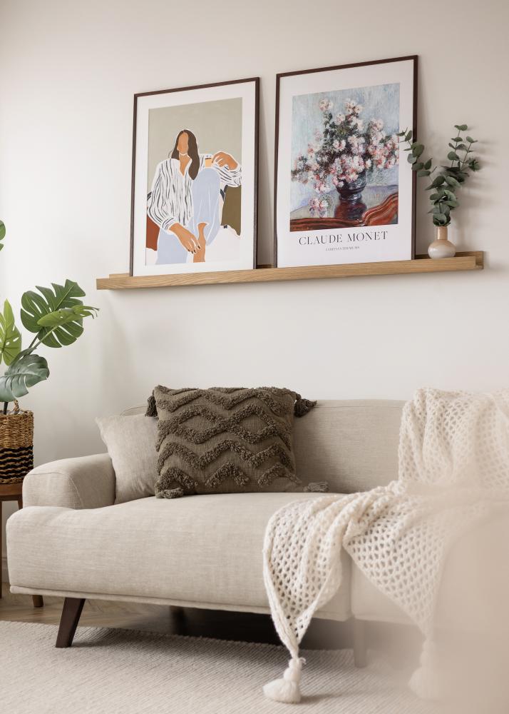 KAILA Polička na obrazy Dub 140 cm