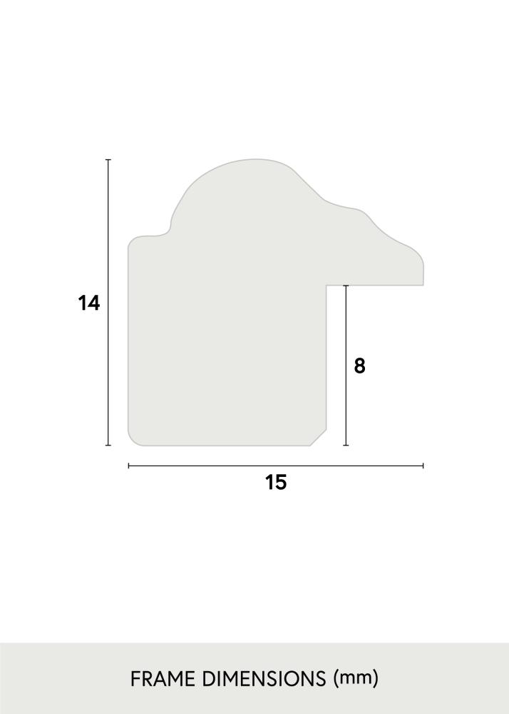 Rám Horndal Akrylové sklo Vlašký orech 40x40 cm