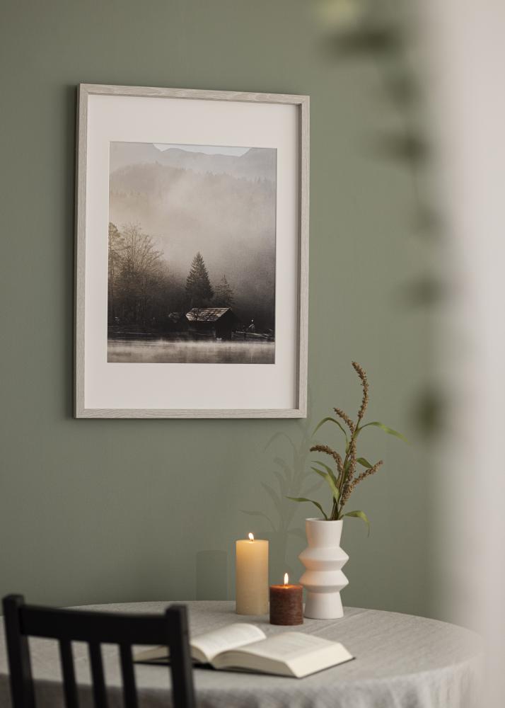 Rám Elegantní Box Šedá 50x70 cm