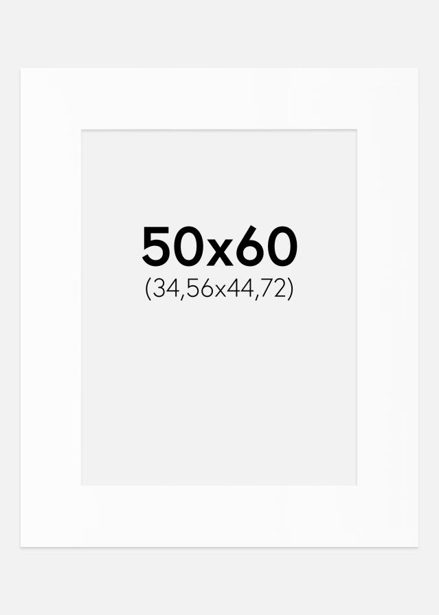 Pasparta Canson Bílá Bílý stred 50x60 cm (34,56x44,72)