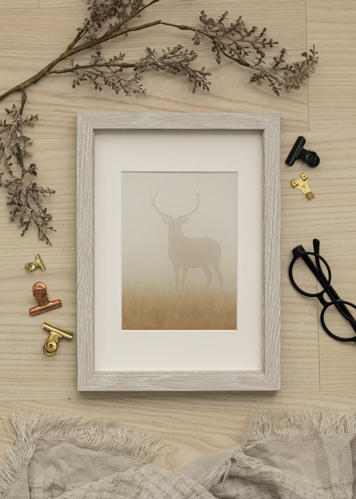 Rám Elegantní Box Šedá 50x70 cm