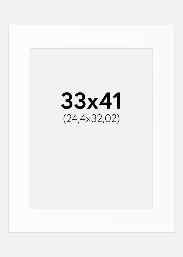 Pasparta Bílý Standard (Bílé Jádro) 33x41 cm (24,4x32,02)
