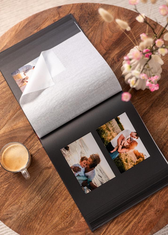 Wiro Album Cerná - 30x30 cm (100 Cerná Strany / 50 listů)