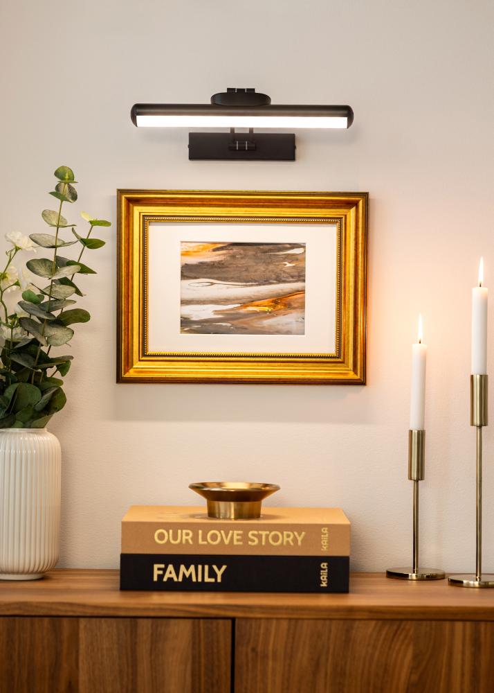 KAILA Svítidlo na baterie pro osvětlení obrazů 32 cm - Černá