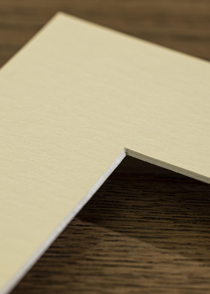 Pasparta Antique White Bílý stred 50x60 cm (39x49)