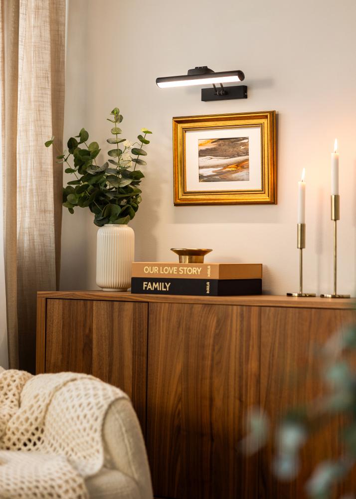 KAILA Svítidlo na baterie pro osvětlení obrazů 32 cm - Černá