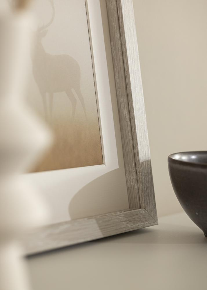 Rám Elegantní Box Šedá 50x70 cm