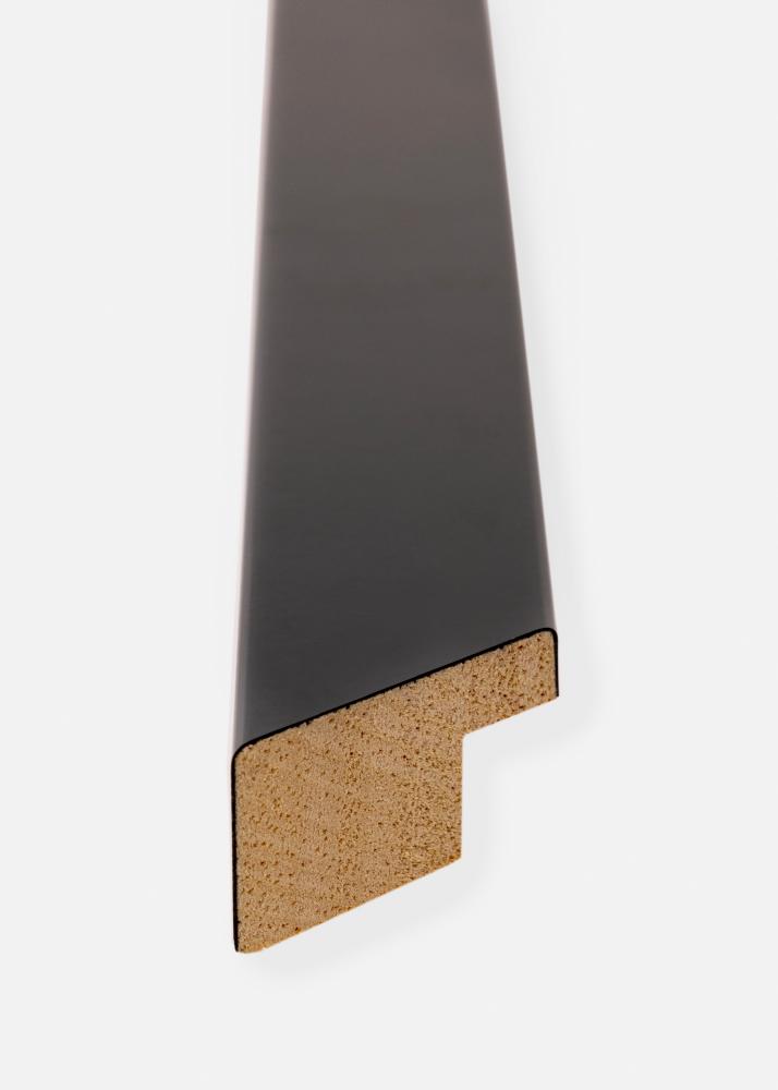 Rám Uppsala Cerná Vysoký lesk - Volitelná velikost