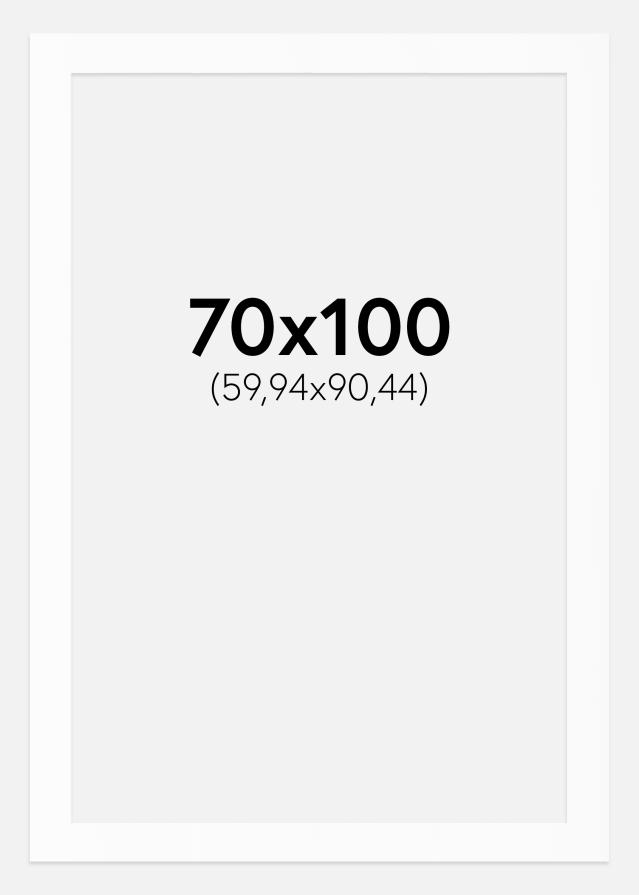 Pasparta Canson Bílá Bílý stred 70x100 cm (59,94x90,44)