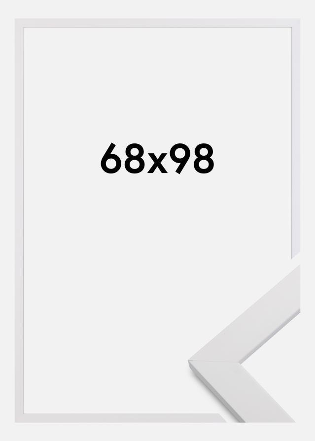 Rám White Wood Akrylové sklo 68x98 cm