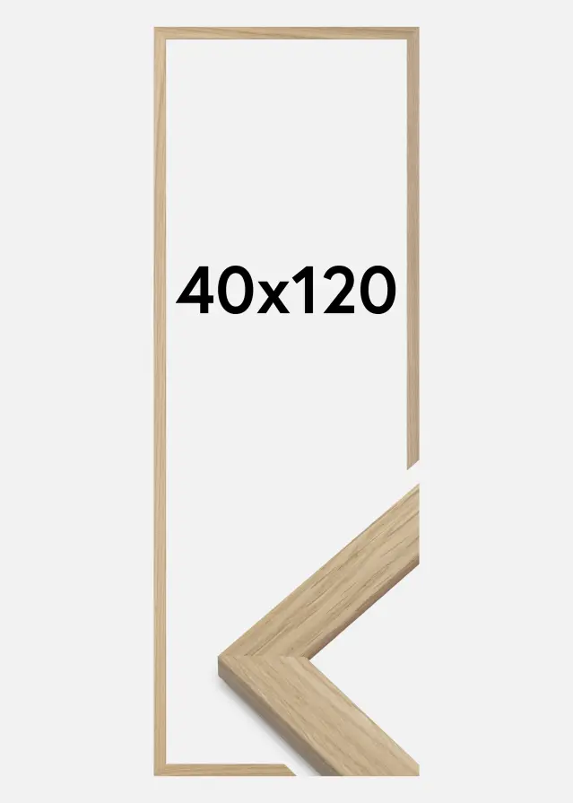 Rám Oak Wood Akrylové sklo 40x120 cm