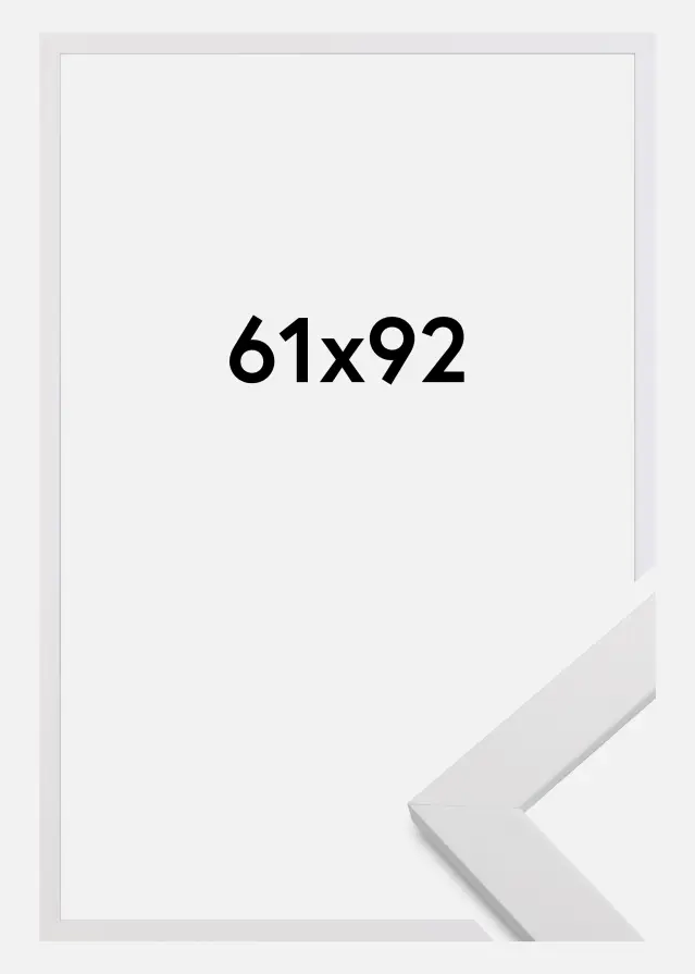 Rám White Wood Akrylové sklo 61x92 cm