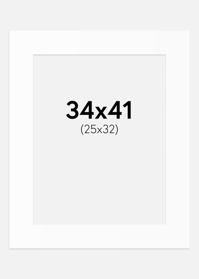 Pasparta Bílý Standard (Bílé Jádro) 34x41 cm (25x32)