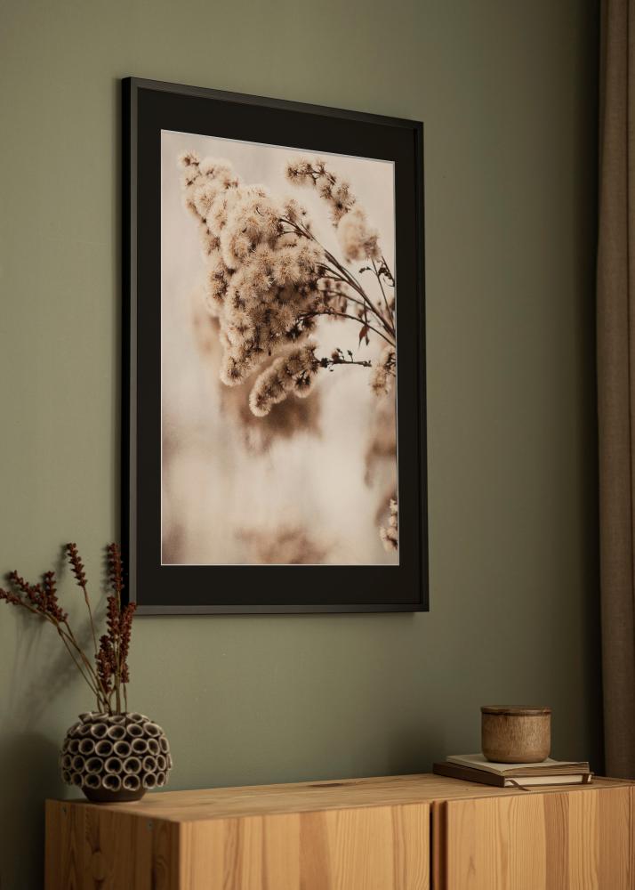 Rám E-Line Cerná 30x40 cm - Pasparta Cerná 20x28 cm