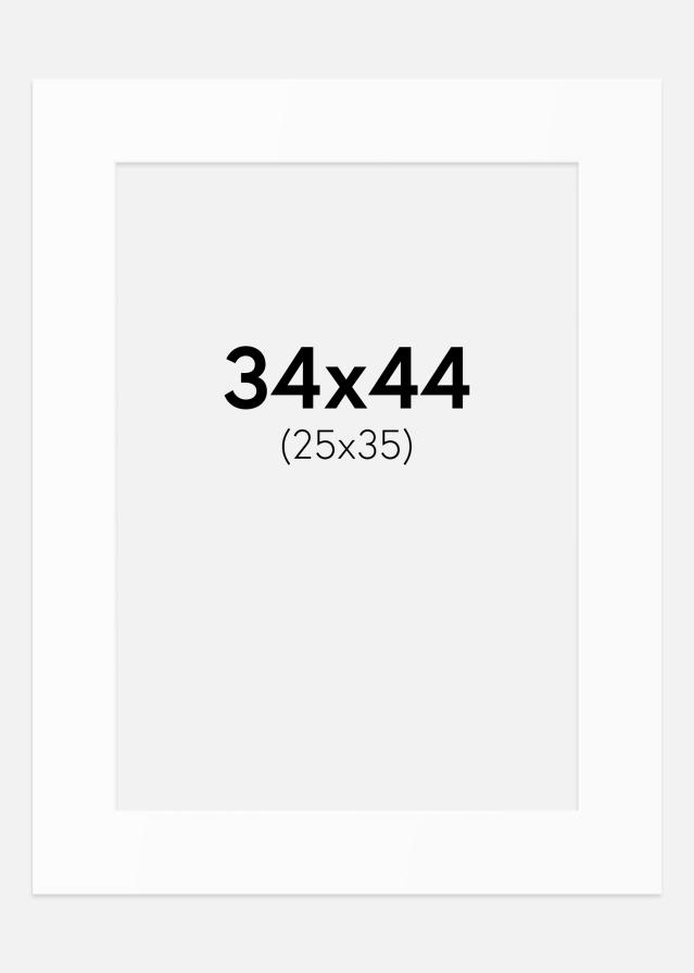 Pasparta Bílý Standard (Bílé Jádro) 34x44 cm (25x35)