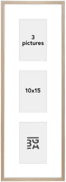 Edsbyn Kolážový rám I Dub - 3 Obrazy (10x15 cm)