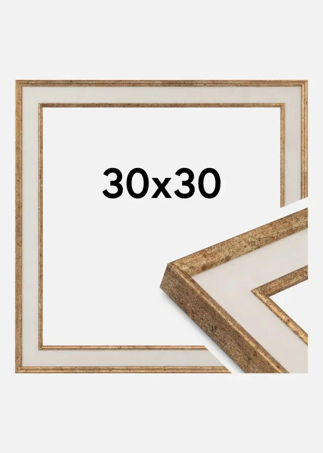 Rám Dolly Akrylové sklo Zlatá 30x30 cm