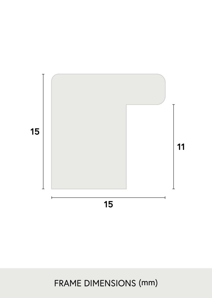 Rám Vemdalen Akrylové sklo Dub 14x24 cm