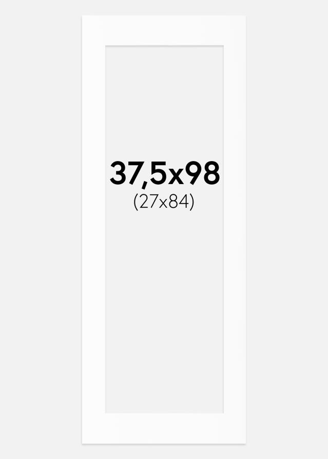 Pasparta Bílý Standard (Bílé Jádro) 37,5x98 cm (27x84)