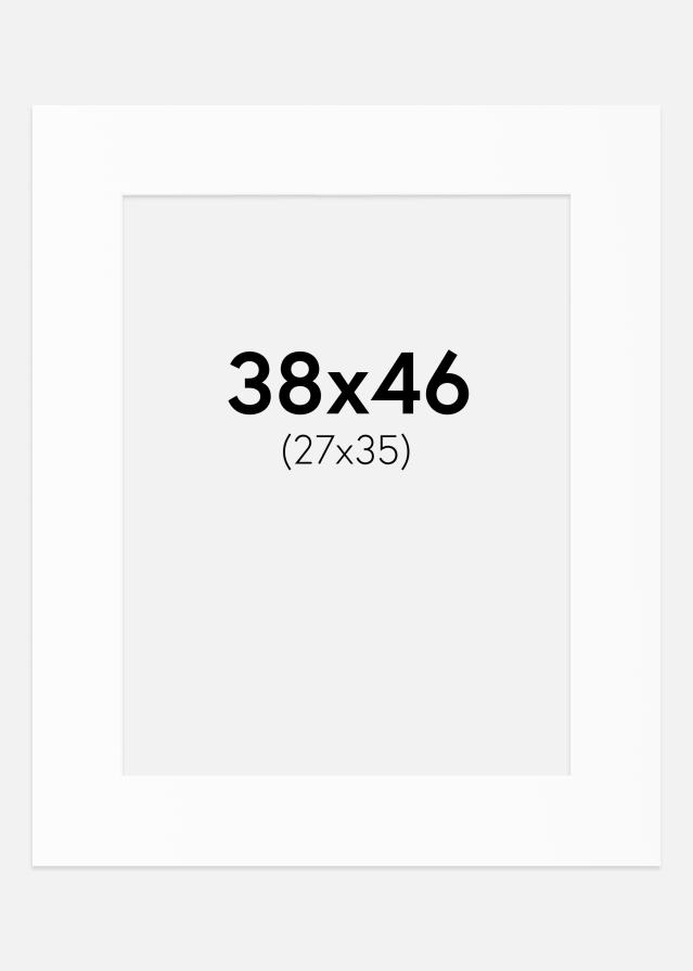 Pasparta Bílý Standard (Bílé Jádro) 38x46 cm (27x35)