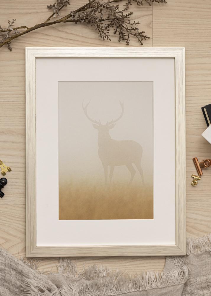 Rám Stríbrná Wood 70x100 cm