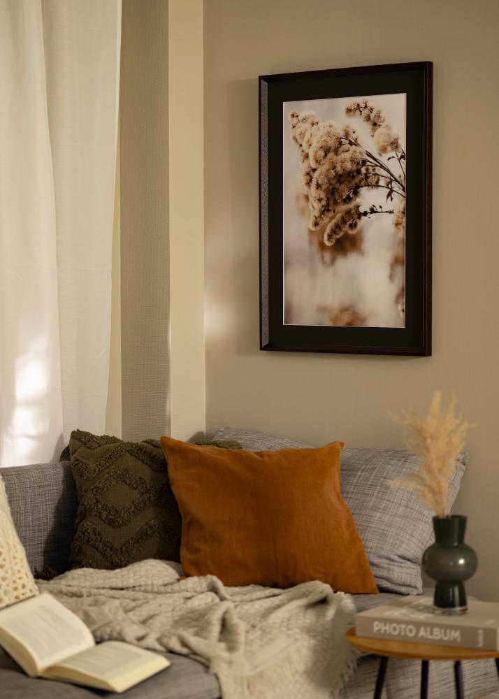 Rám Globe Espresso 40x100 cm - Pasparta Cerná 30x91 cm