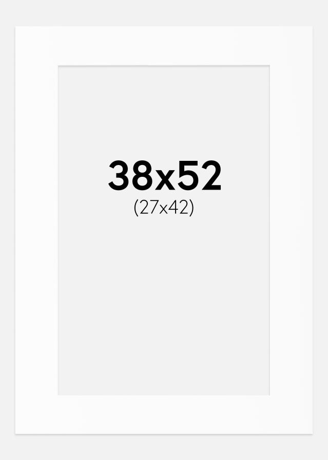 Pasparta Bílý Standard (Bílé Jádro) 38x52 cm (27x42)