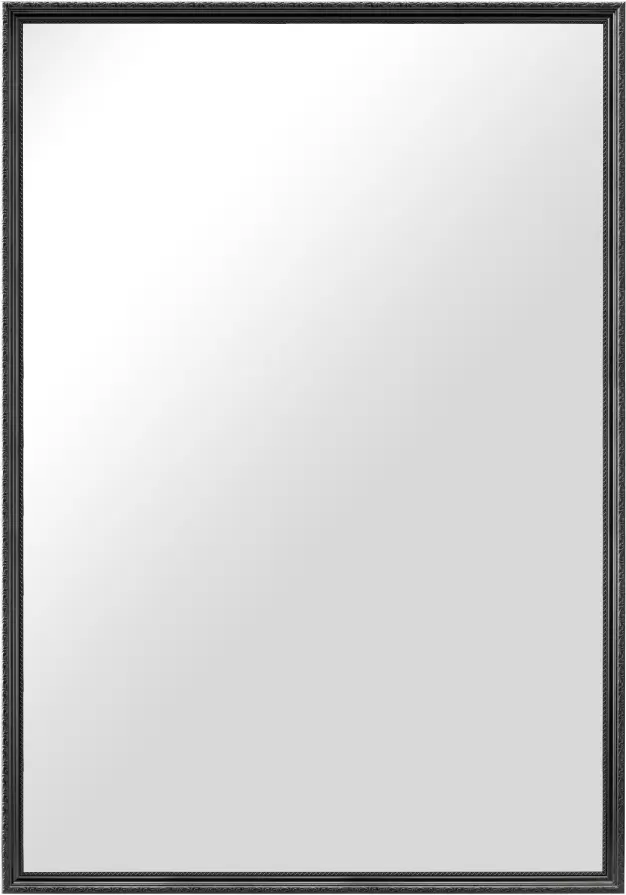 Zrcadlo Abisko Cerná 70x100 cm