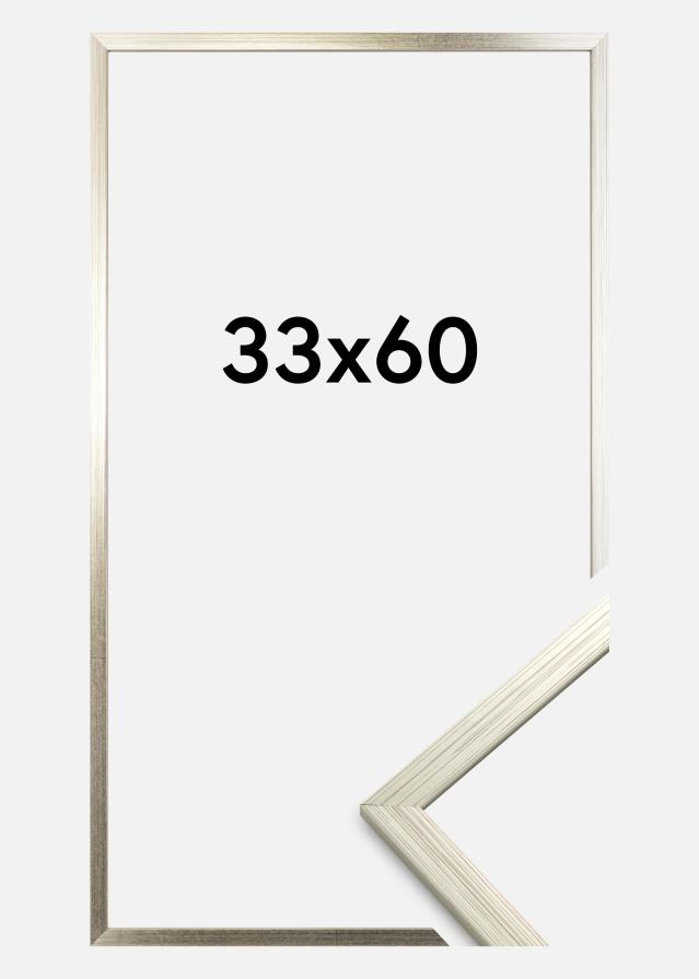 Rám Edsbyn Stríbrná 33x60 cm