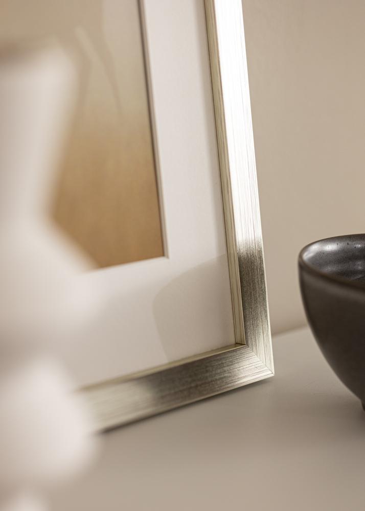 Rám Stríbrná Wood Akrylové sklo 20x40 cm