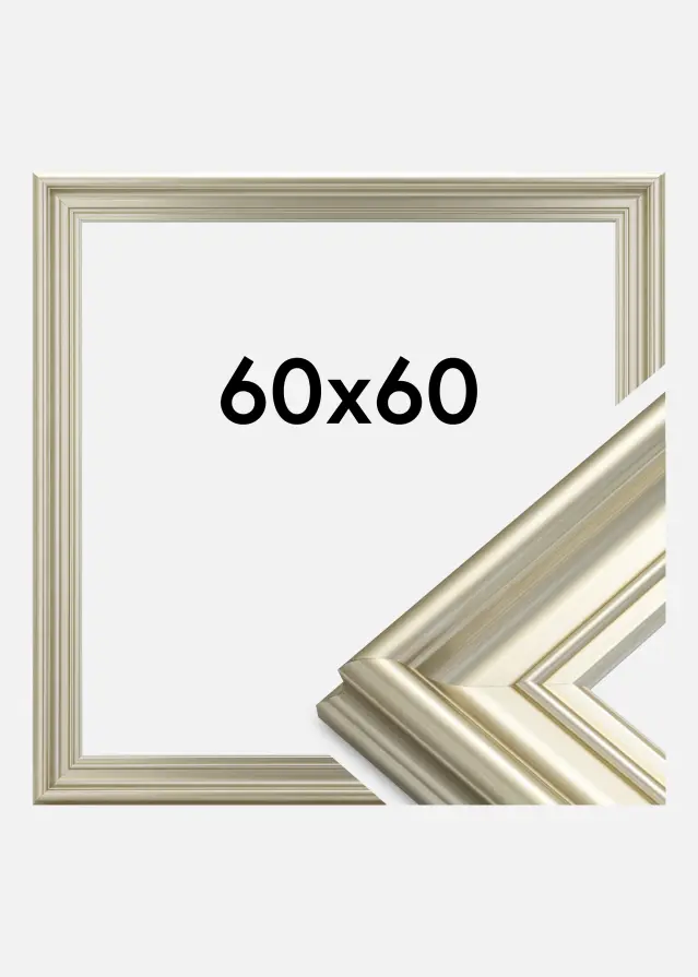 Rám Mora Premium Stríbrná 60x60 cm