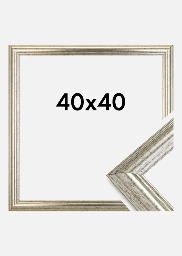 Rám Västkusten Akrylové sklo Stríbrná 40x40 cm