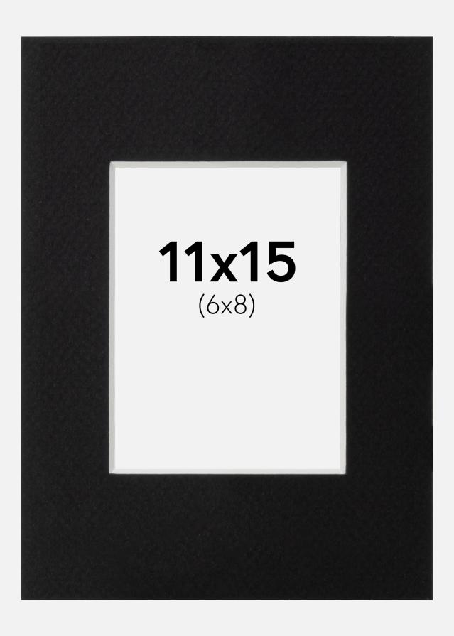 Pasparta Canson Cerná Bílý stred 11x15 cm (6x8)