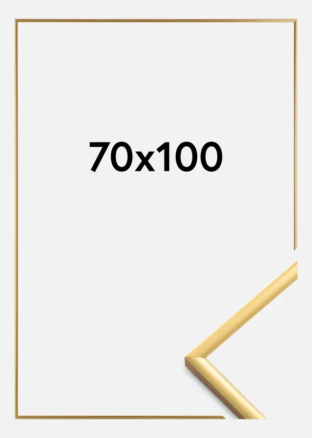 Rám New Lifestyle Akrylové sklo Shiny Gold 70x100 cm