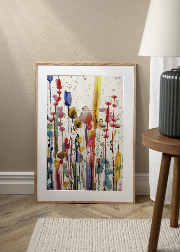 Rám úzký dub Akrylové sklo 32x32 cm