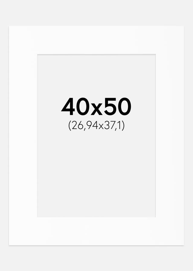 Pasparta Bílý Standard (Bílé Jádro) 40x50 cm (26,94x37,1)