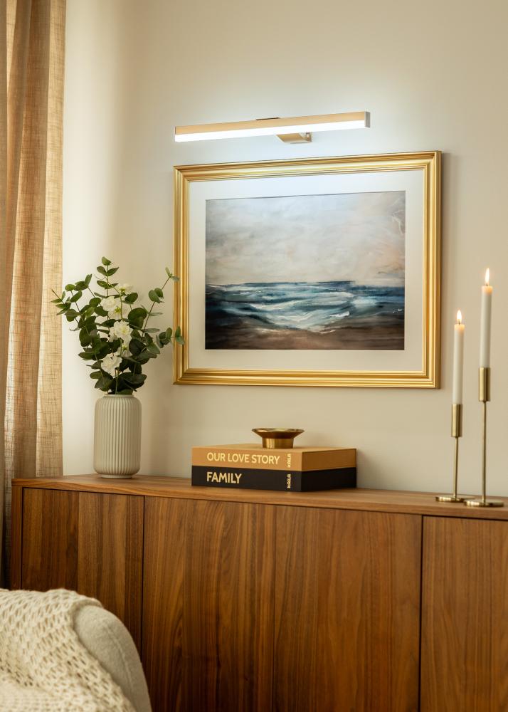KAILA Glow Bateriové Osvětlení Obrazu 55 cm - Zlatá