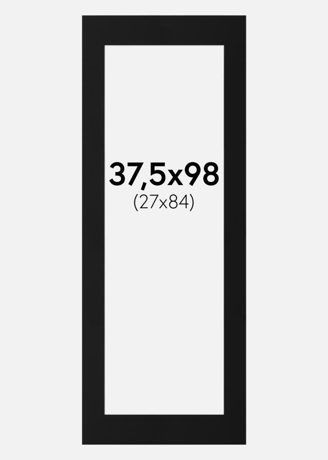 Pasparta Černý Standard (Bílé Jádro) 37,5x98 cm (27x84)