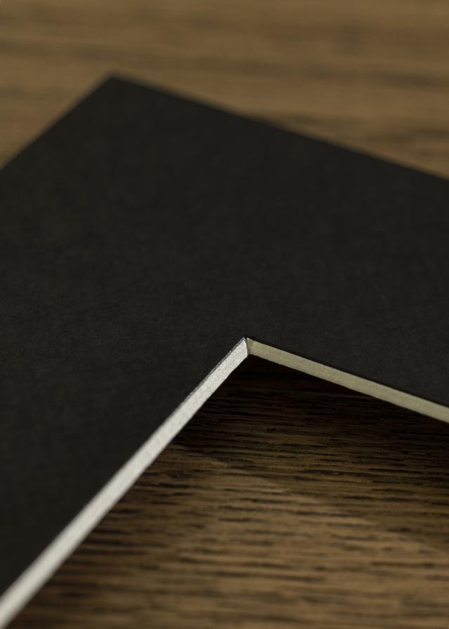 Pasparta Canson Cerná Bílý stred 20x40 cm (9x29)