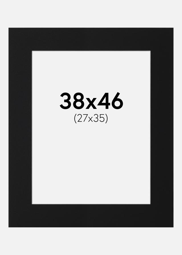 Pasparta Černý Standard (Bílé Jádro) 38x46 cm (27x35)