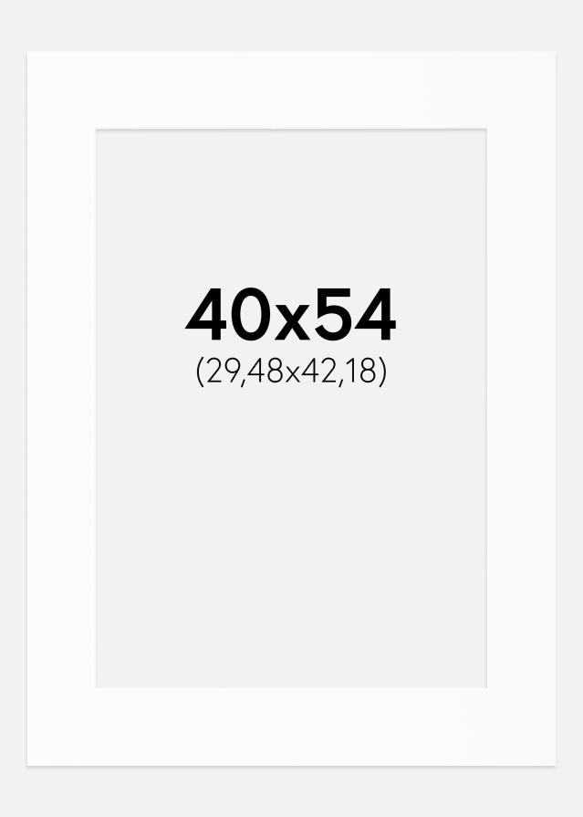 Pasparta Bílý Standard (Bílé Jádro) 40x54 cm (29,48x42,18)