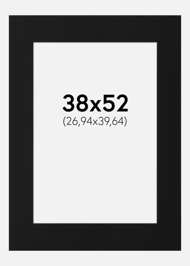 Pasparta Černý Standard (Bílé Jádro) 38x52 cm (26,94x39,64)