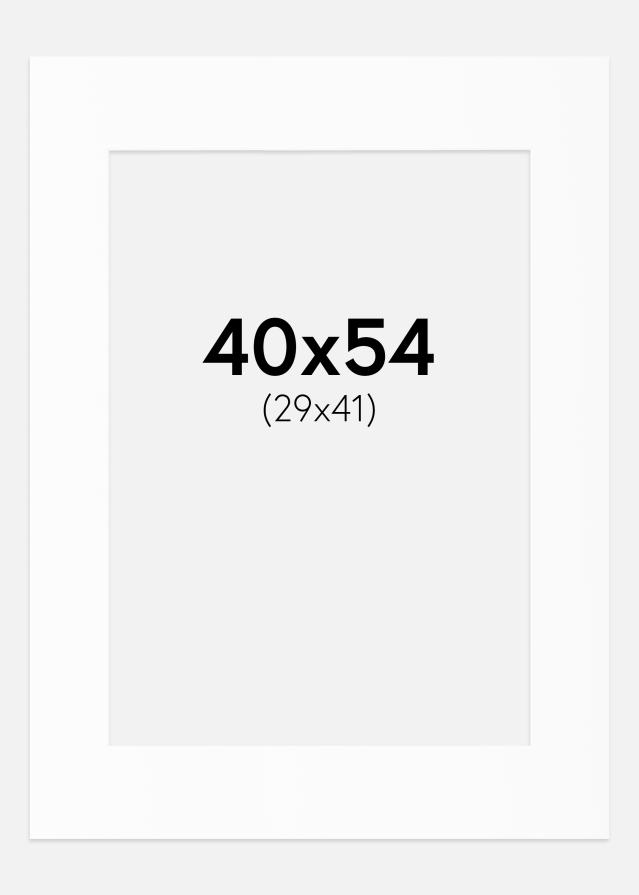 Pasparta Bílý Standard (Bílé Jádro) 40x54 cm (29x41)