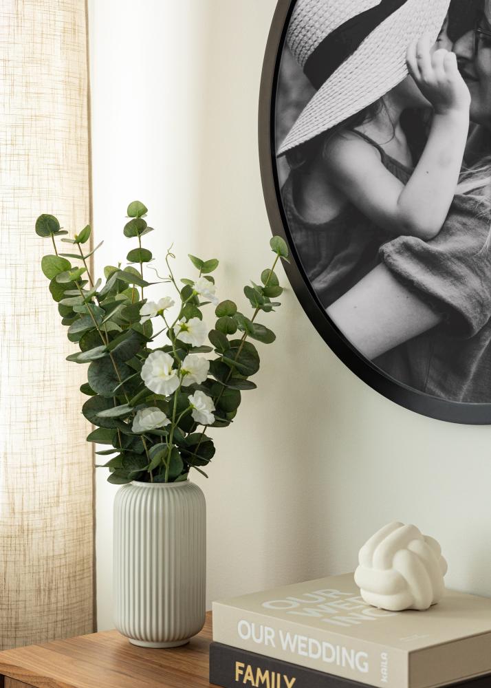 Kulatý Rám Akrylové sklo Cerná 40 cm Ø