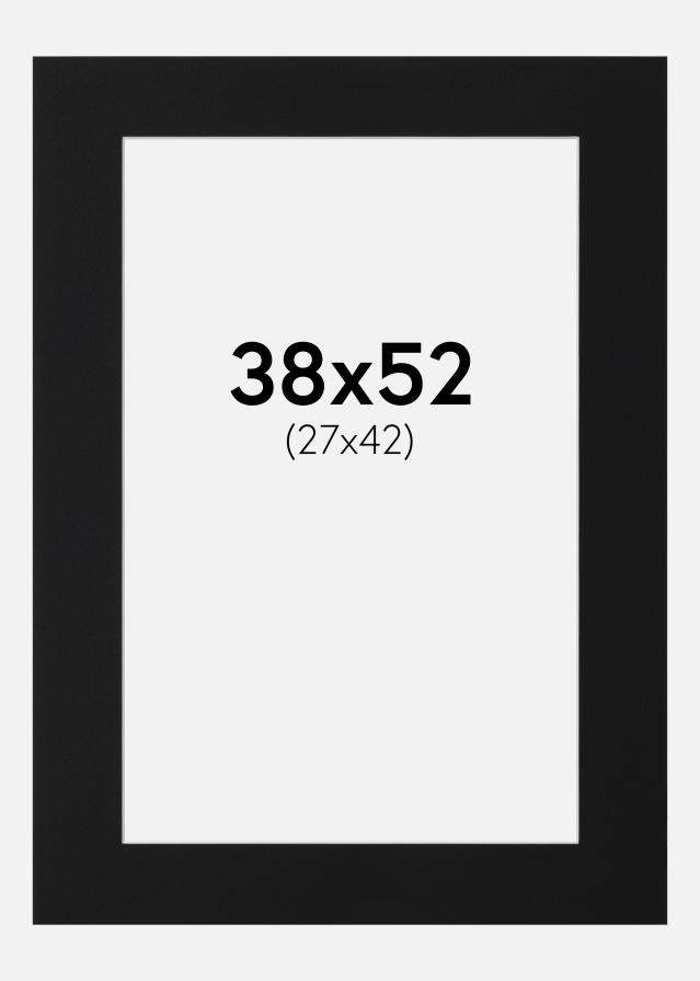 Pasparta Černý Standard (Bílé Jádro) 38x52 cm (27x42)