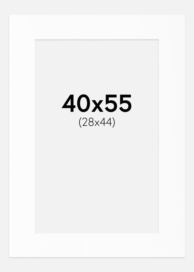 Pasparta Bílý Standard (Bílé Jádro) 40x55 cm (28x44)