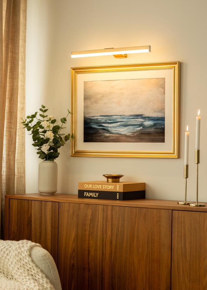 KAILA Glow Bateriové Osvětlení Obrazu 55 cm - Zlatá