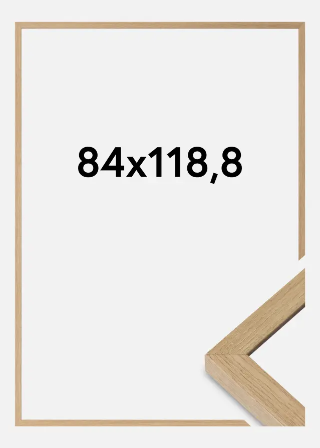 Rám Hermes Akrylové sklo Natural Oak 84,1x118,9 cm (A0)